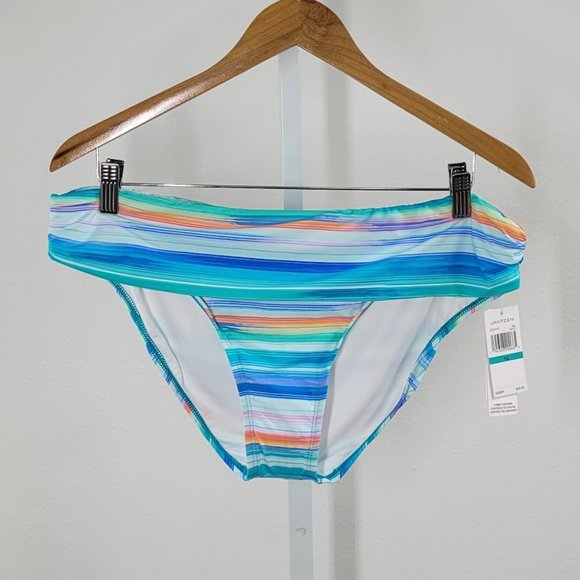 Jantzen Other - JANTZEN foldover hipster tummy control bottom swim Sz 16 NEW